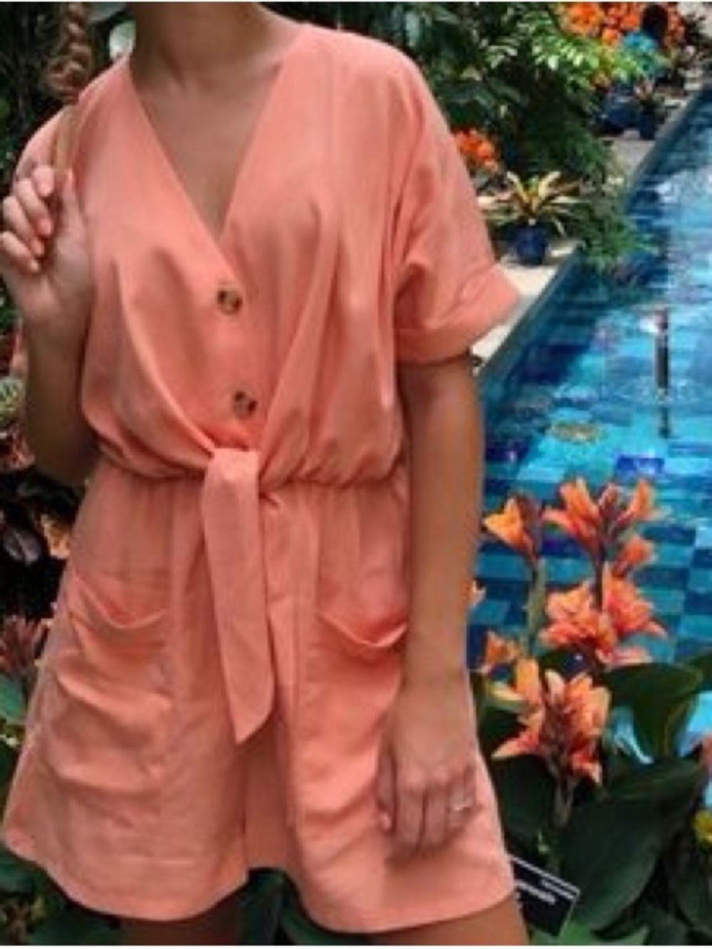 Zara Short Sleeve Romper L